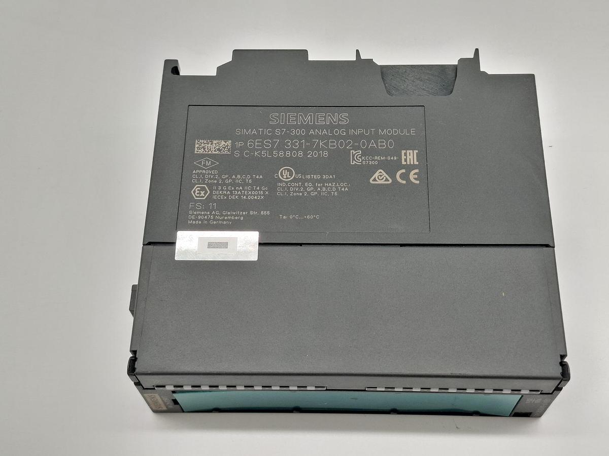 Gebraucht 4 Stück SM331, 6ES7 331-7KB02-0AB0, Siemens, gebraucht-Funktionszusicherung