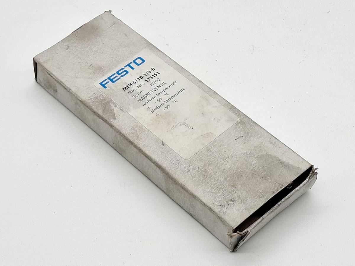 Magnetventil, 173151, MEH-5/3B-1/8-B, Festo, neu