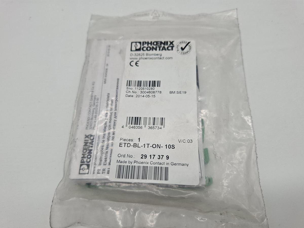 3 Stück Zeitrelais, ETD-BL-1T-ON-10S, Phönix, neu