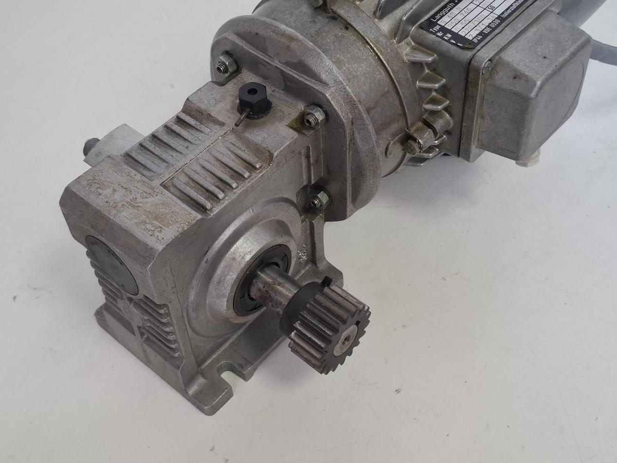 Gebraucht Winkelgetriebemotor, 2800/280/min, I=10:1, 0,55KW, 220/380V, S 40 N, Langguth, gebraucht