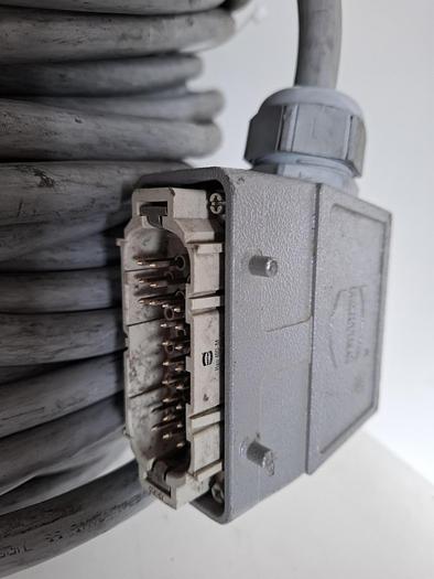 Gebraucht 5 Stück Steuerleitungen mit Industriesteckverbinder, YSJY-JZ 25x1, Meinhart, gebraucht