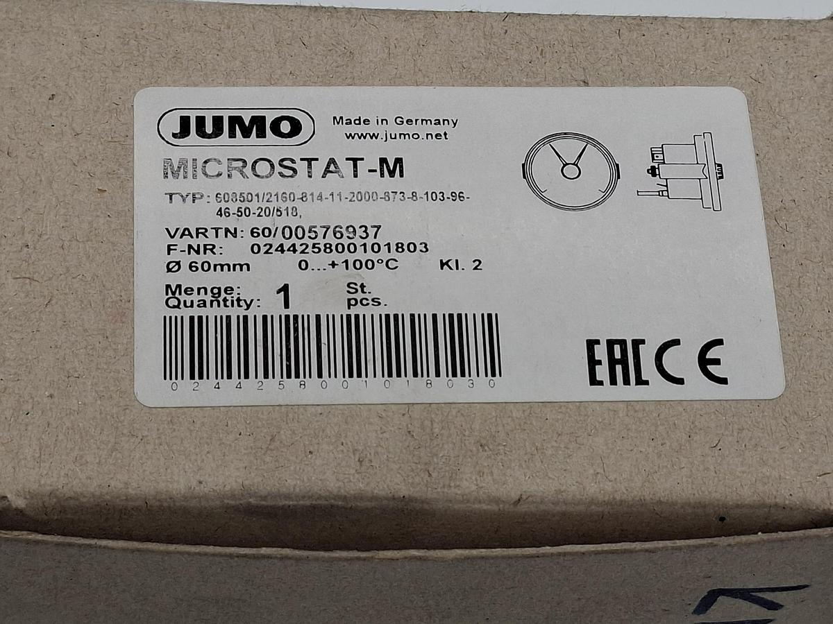 Thermostat, Microstat M, 608501/2160….., Jumo, neu