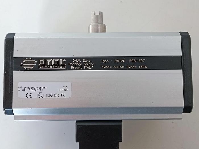 Gebraucht Edelstahl Kompakt Kugelhahn mit Pneumatikantrieb, getestet, DN32, Omol, gebraucht