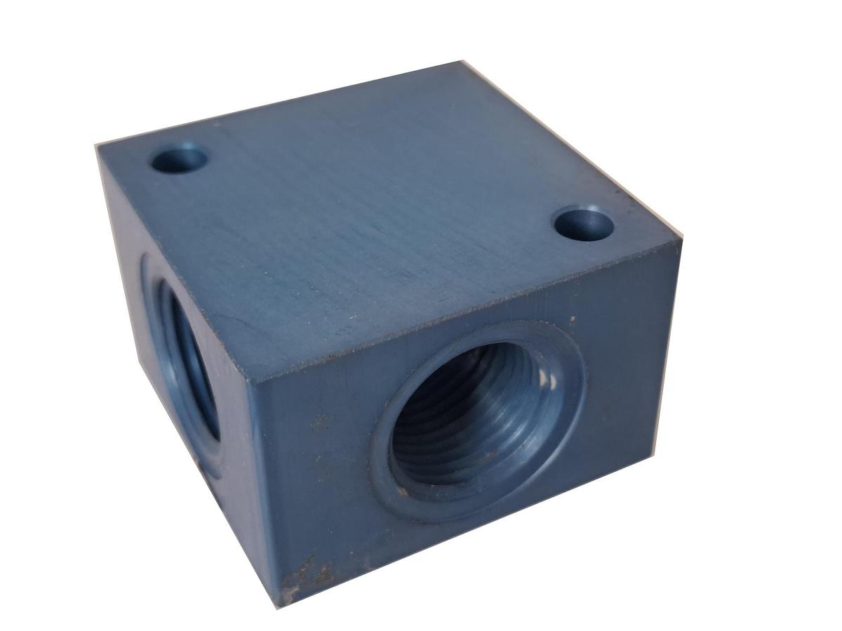 5 Stück Kreuz Verteiler, 4x1/2", Aluminium, VB412A, , neu