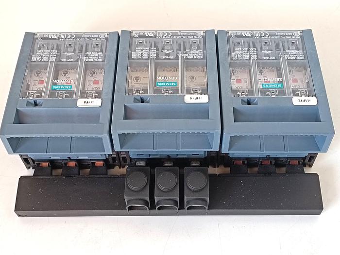 Gebraucht 3 Stück Lasttrenner + Sammelschiene, 3NP1123-1CA20, Siemens, neuwertig -40%