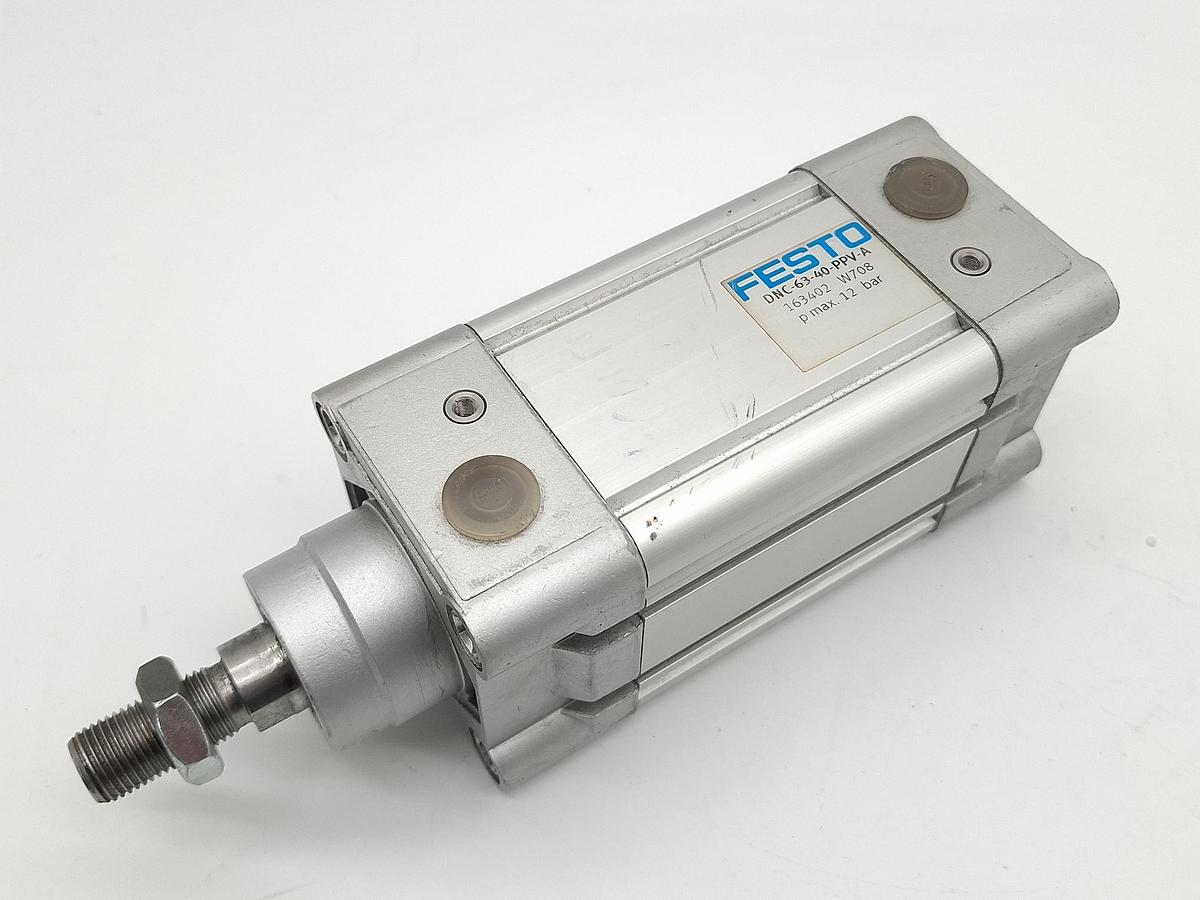 2 Stück Normzylinder, Hub 40mm, DNC-63-40-PPV-A, 163402, Festo, neuwertig