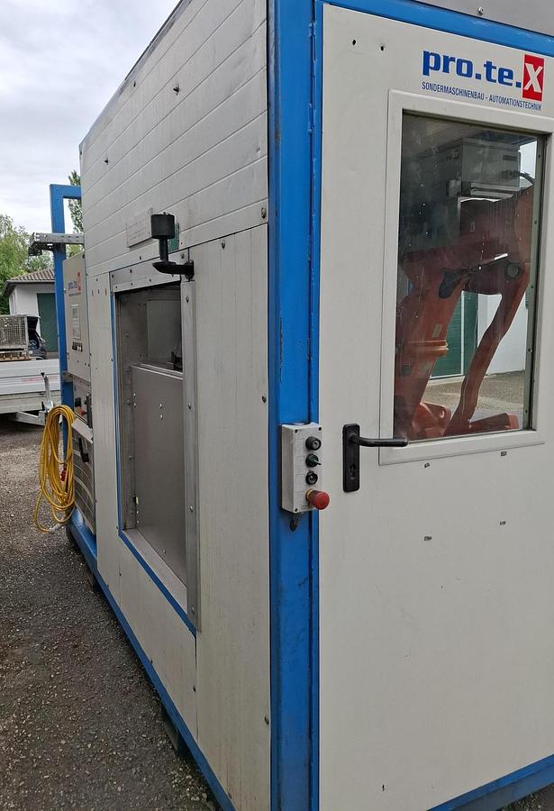 Gebraucht Komplette Bearbeitungszelle mit Roboter und …, RB4400 SC…, ABB, gebraucht