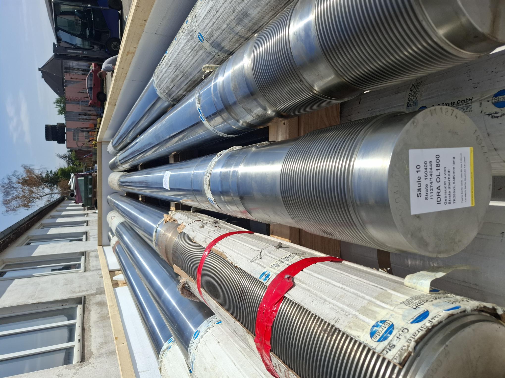 Überholt Ersatzsäule für IDRA OL1800, D260mmx6480mm, (10), 160400 Idra, überholt