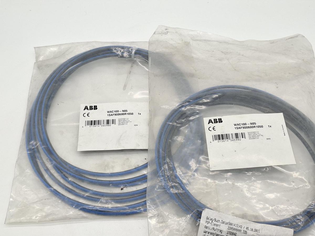 1 Stück Antennenkabel, WAC100-N05, 1SAF900600R1050, ABB, neu