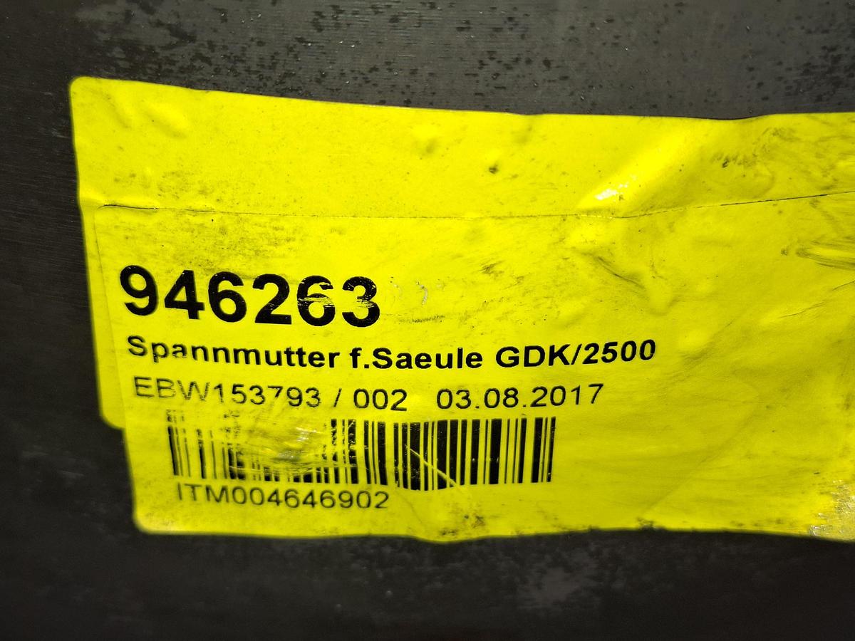 Holmdehnmutter für Druckgussmaschine GDK2500, TR300x10, 946263, Frech/Müller Weingarten, neu