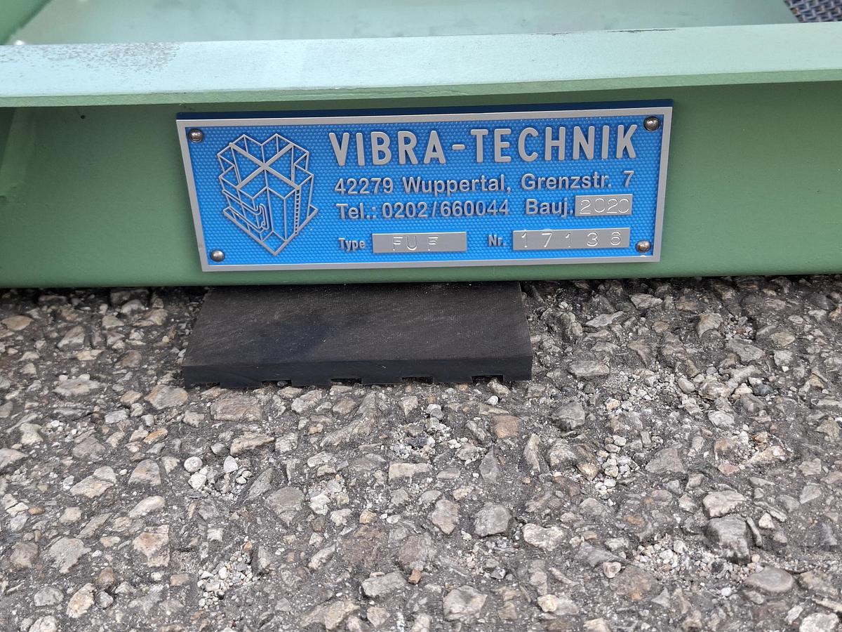 Siebschurre ohne Antrieb für Sandstrahlanlagen, FUF, Vibra Technik, neuwertig -60%