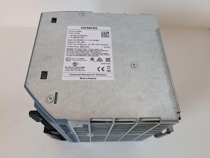 Gebraucht Netzteil, SITOP PSU8200, 24V/40A, 6EP3437-8SB00-0AY0, Siemens, neuwertig -50%