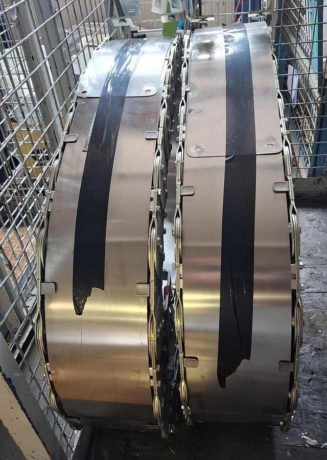 Geschlossene Metall Energiekette, S1250.171-RM-300-St-4000, Kabelschlepp, neuwertig