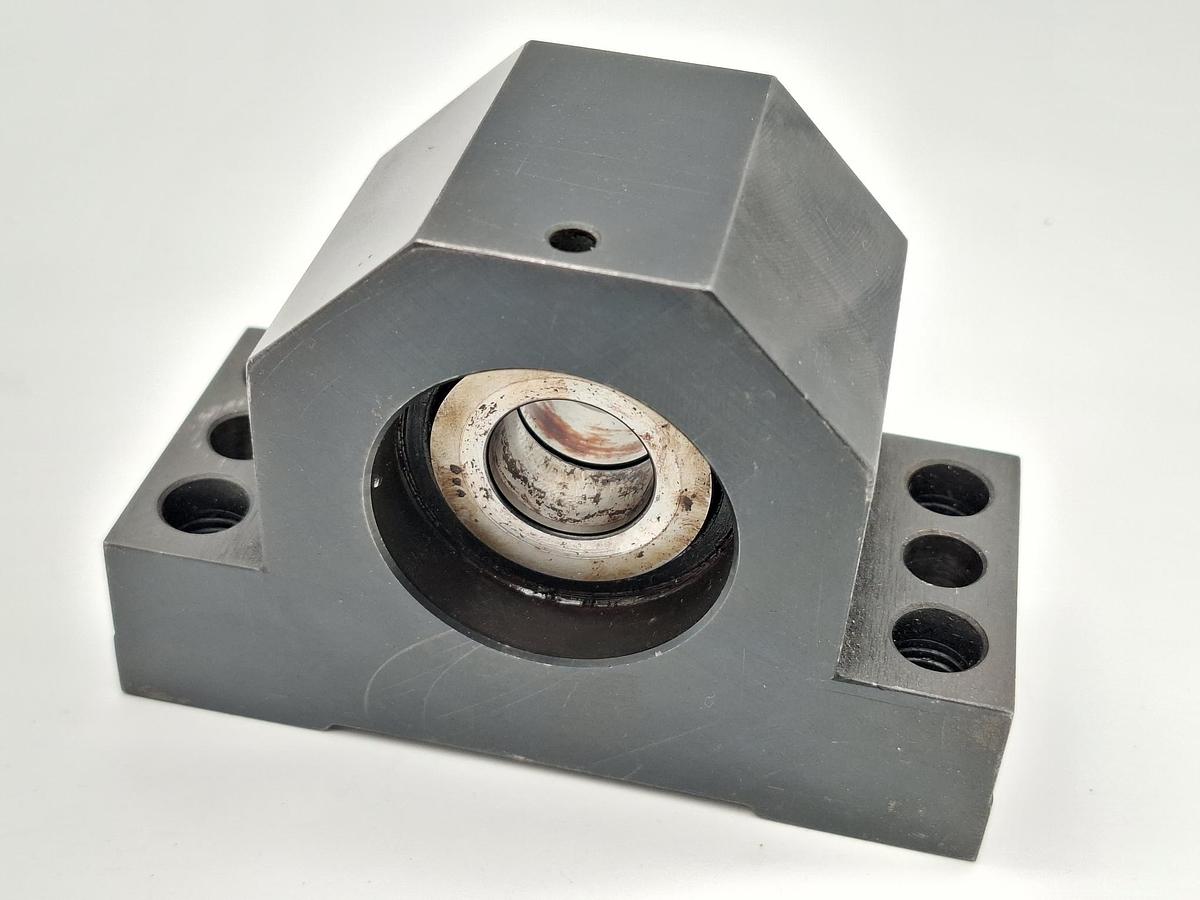 Gebraucht 2 Stück Stehlager, 1x mit und 1x ohne Wälzlager, R159112020, Rexroth, gebraucht