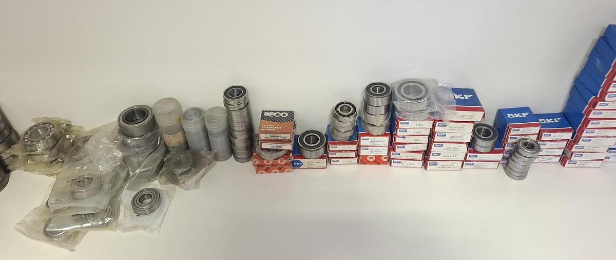 Konvolut ca. 265 Stück kleine Wälzlager, SKF, FAG, INA, , neuwertig