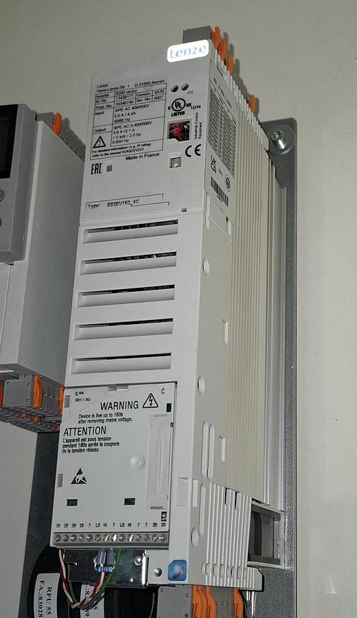 Antriebssteuerung Weiss, EF1503A, EPZ10201 APPL + Inv 8200, Lenze, neu