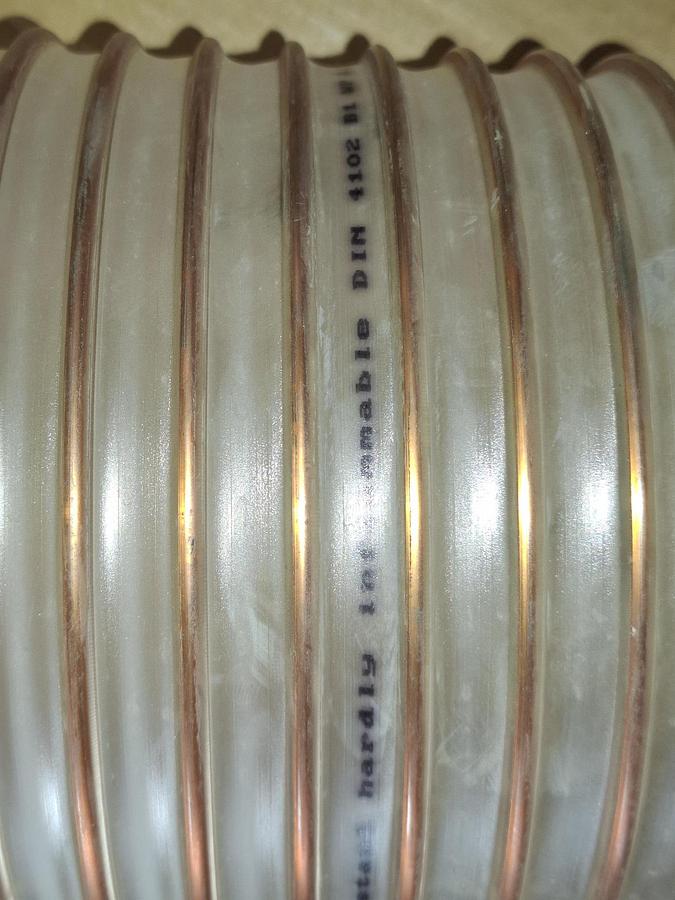 4,3m Absaugschlauch und Förderschlauch, Poly 180L, Hansaflex, neuwertig -60%