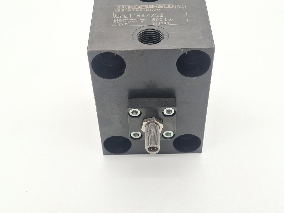 Blockzylinder, Hub 30mm, 500bar, 1547222, Roemheld, neu