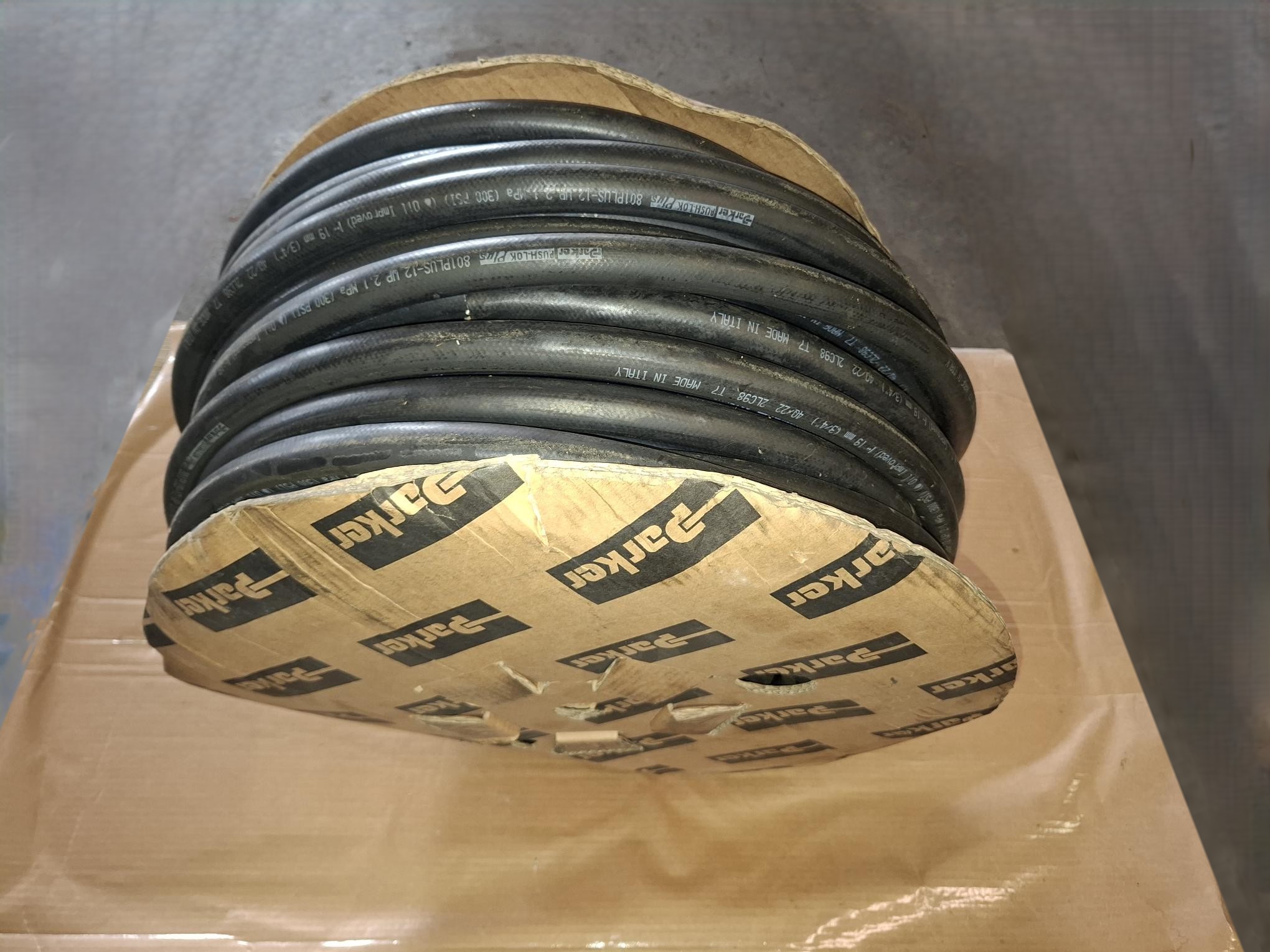 50m Push lok Steckschlauch, 19mm, 3/4", 2,1MPa, 801Plus-12 WP, Parker, neuwertig