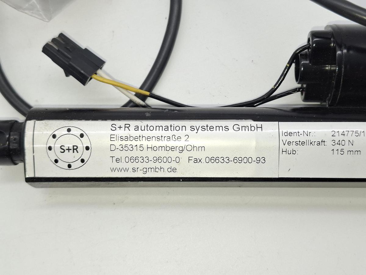 Stellantrieb, Hub 115mm, LA1 SP24 17A16 04, S+R Automation, neuwertig