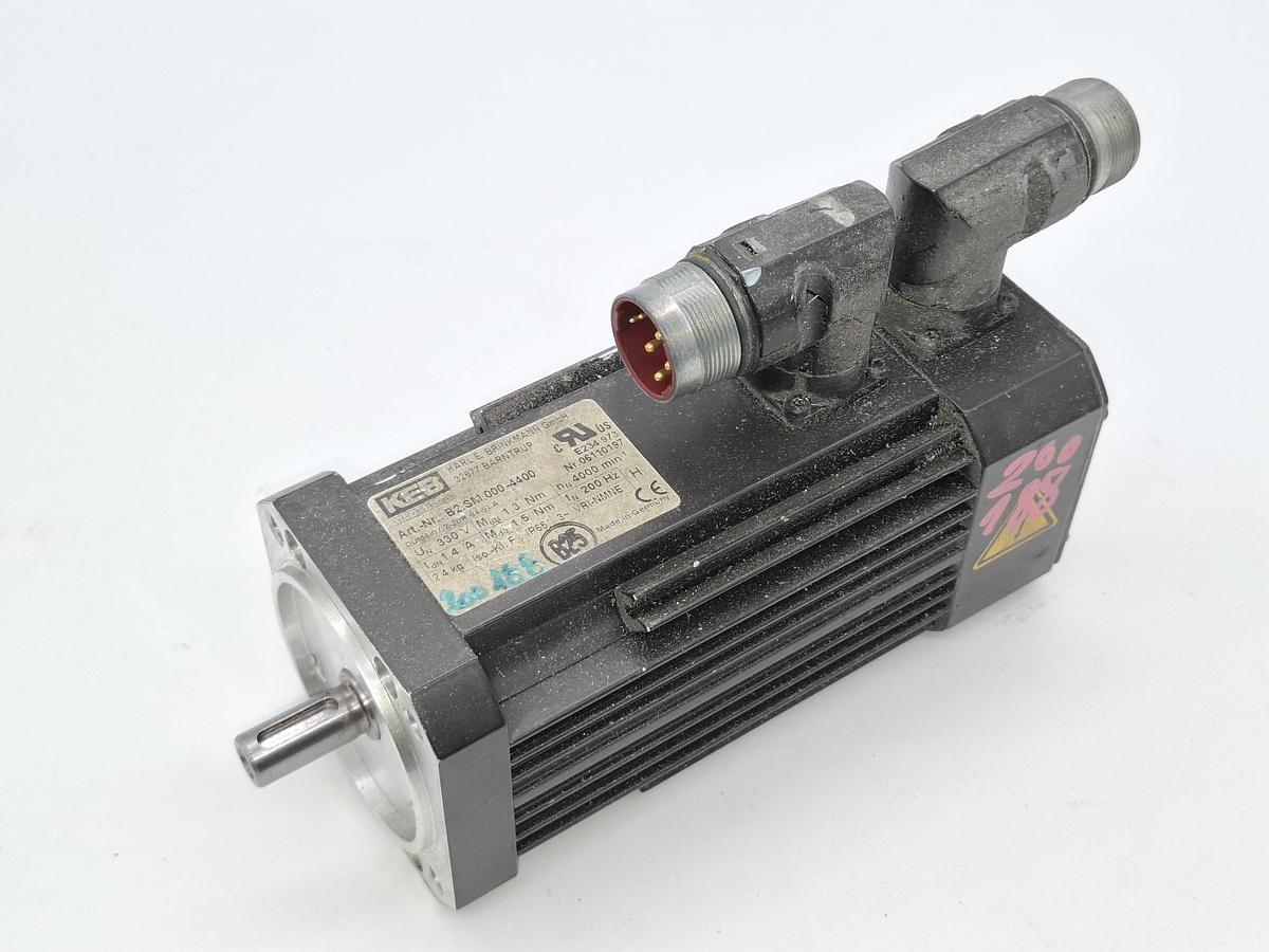 Servomotor, 330V, 4000 rpm, B2.SM.000-4400, KEB, gebraucht