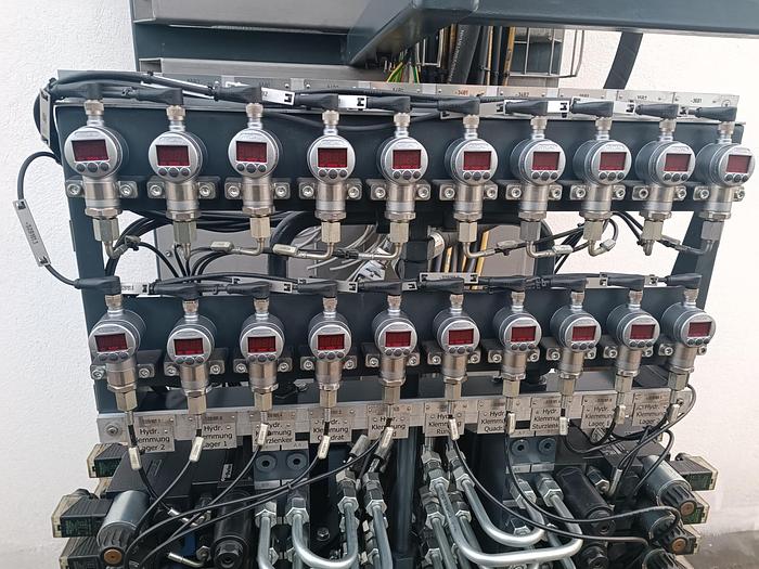Gebraucht Hydraulikaggregat, 330 bar, 10 Kreise, 2 Servomotorpumpen, 130L, Niehues, gebraucht-Top