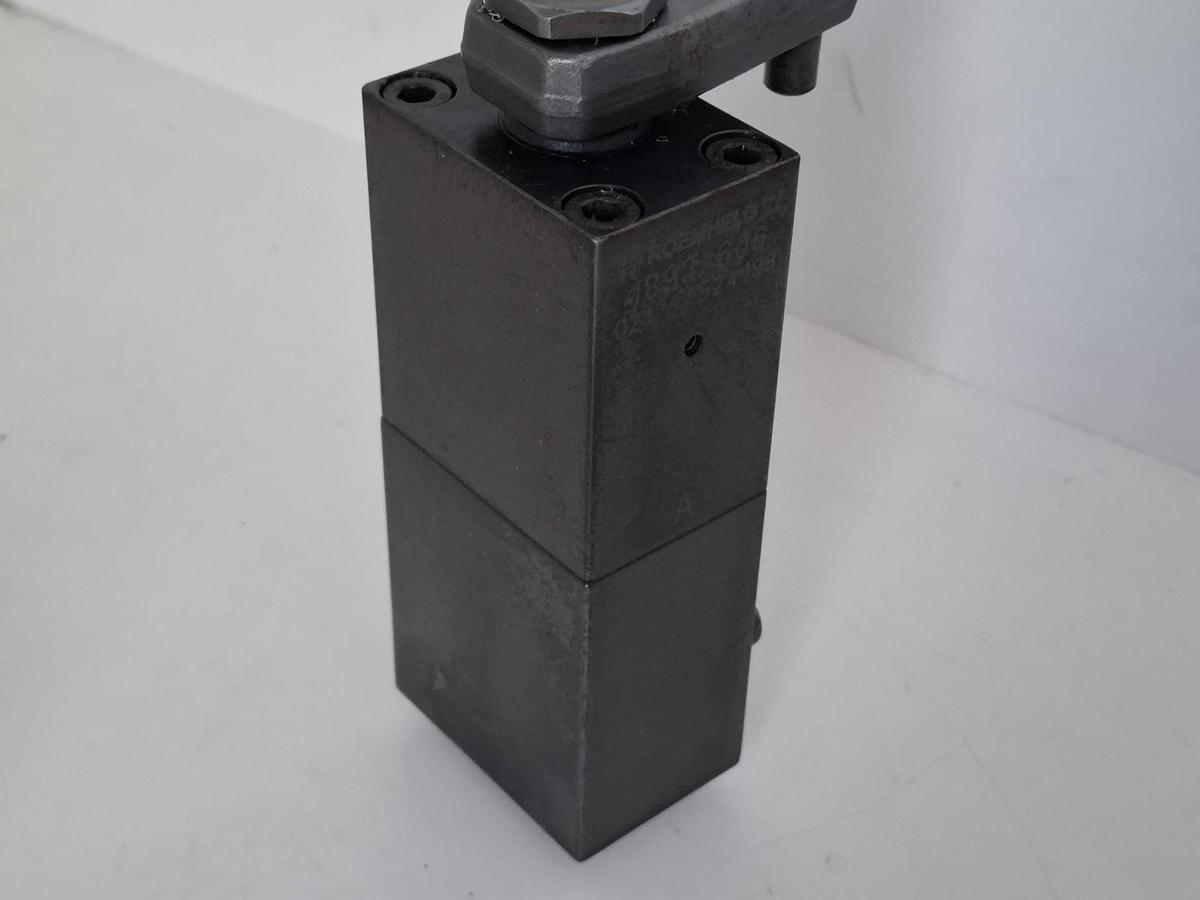 Gebraucht Zwischenblock für doppelt wirkender Schenkspanner, 500bar, 75mm, 1893, Römheld, gebraucht