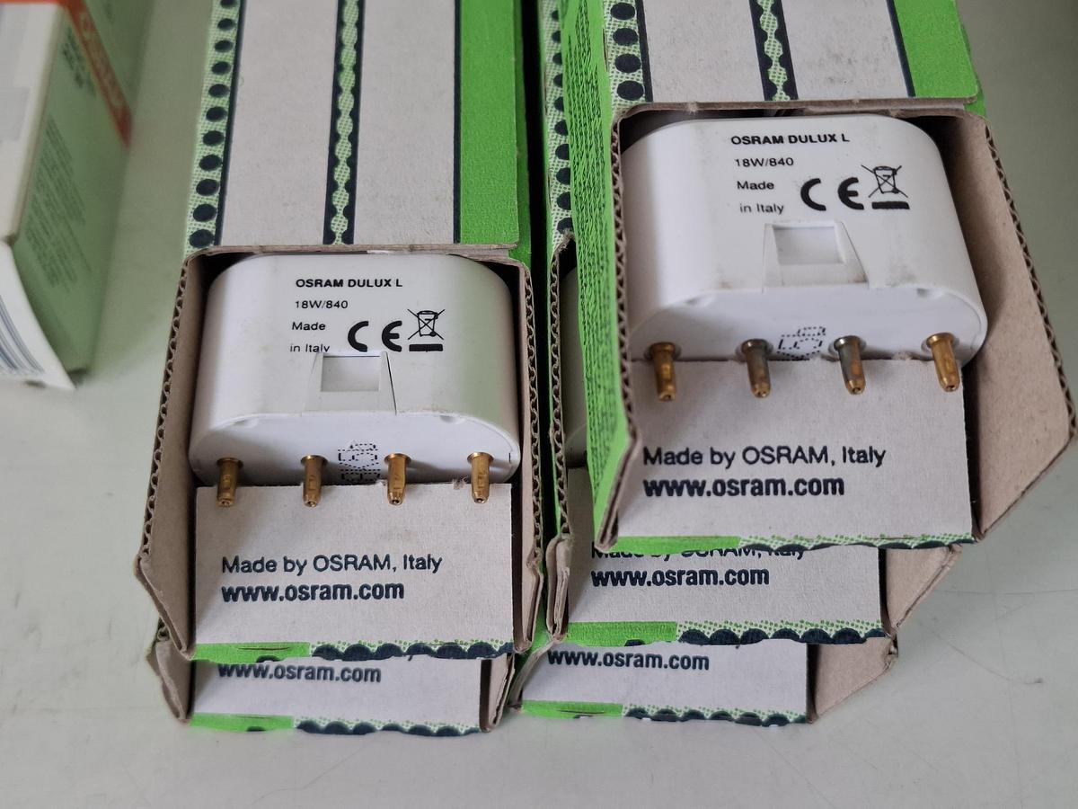 19 Stück Kompaktleuchtstofflampen, Konvolut, Osram, neu