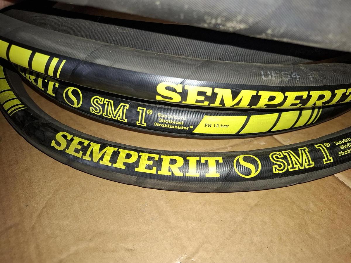 27m Sandstrahlschlauch, Clemco SM1, DN19mm, 12bar, d19x7mm, Semperit, neuwertig -60%