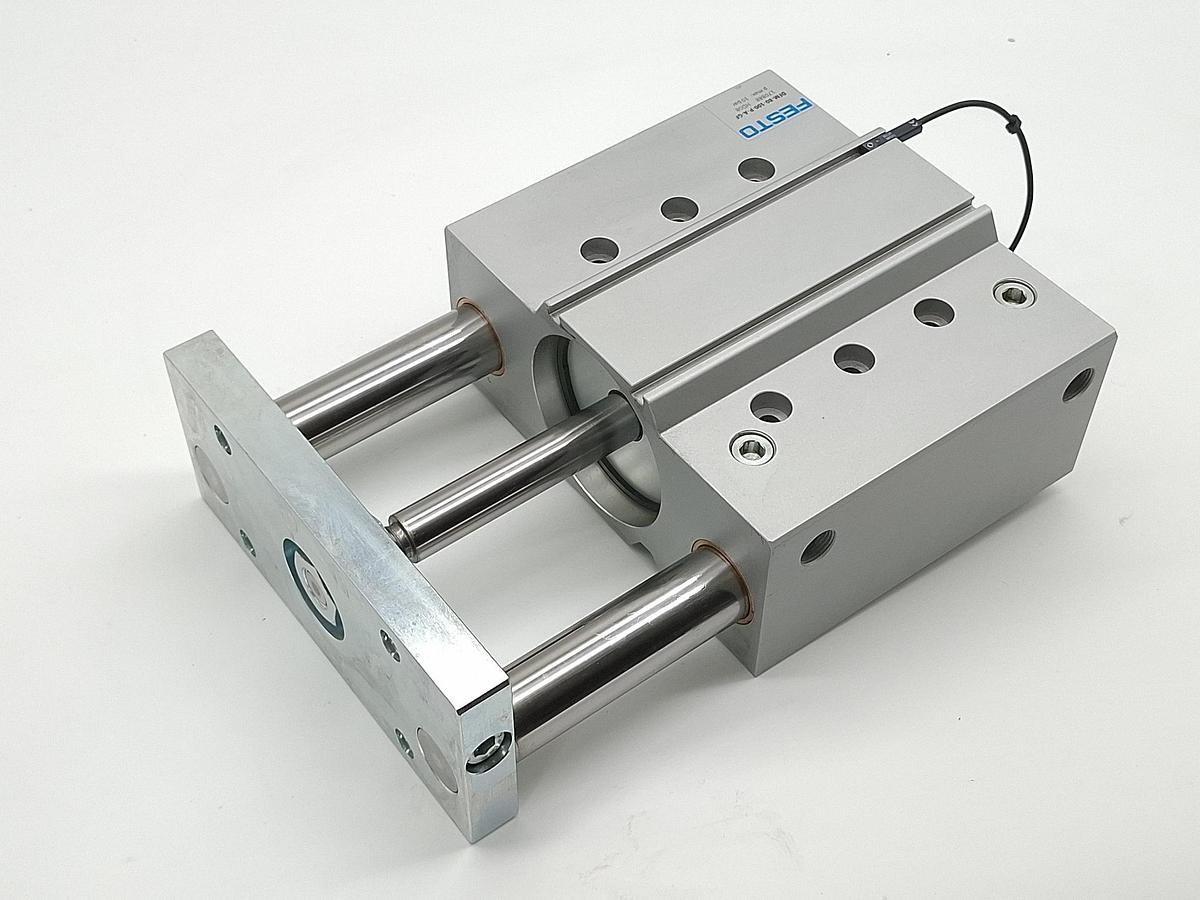 Doppelt geführter Zylinder, Hub 100mm, DFM-80-100-P-A-GF, 170888, Festo, neu