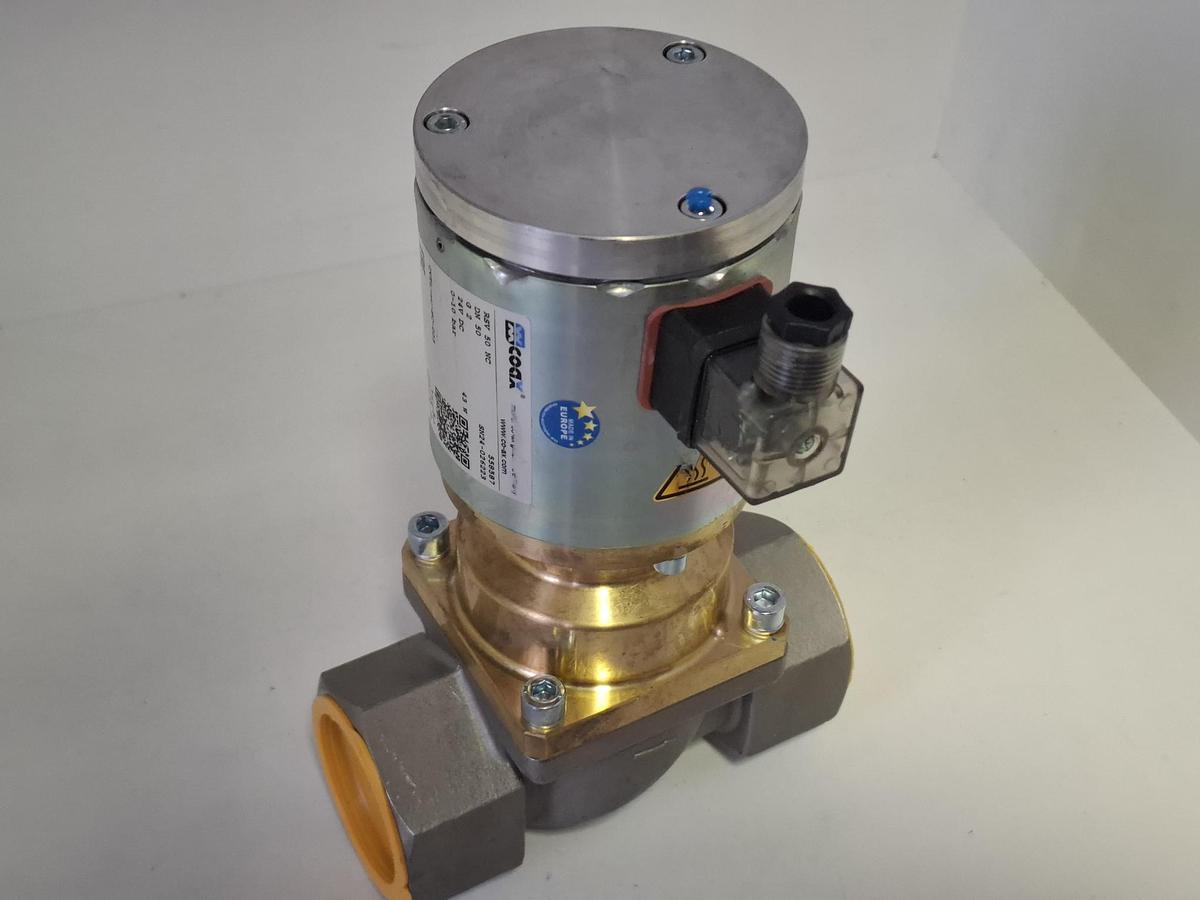 Lateral Ventil, DN50, G2, 24V DC, 0-10bar, RSV 50 NC, Coax, neu