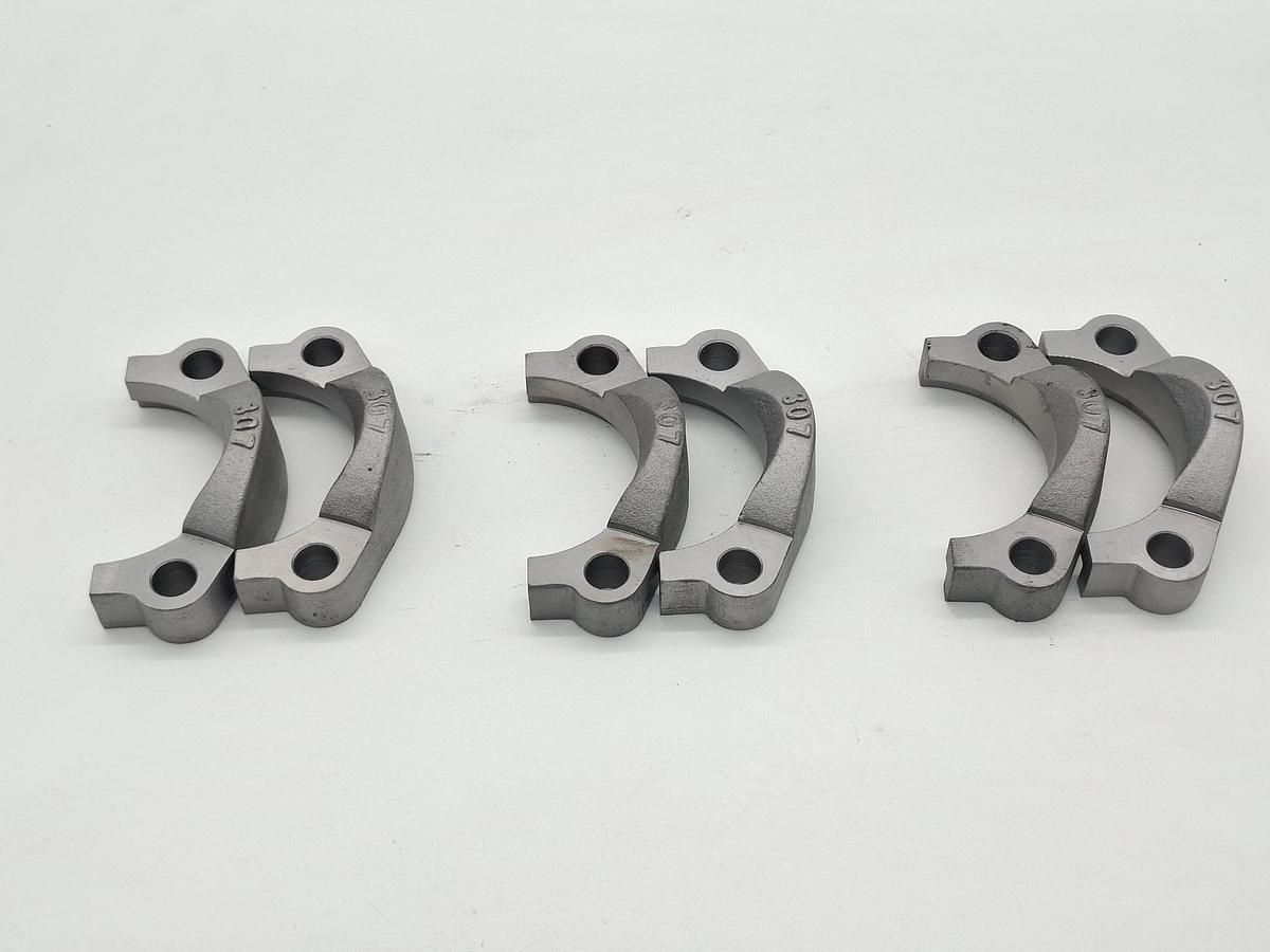 4 Flanschhälftenpaare (8 Teile), SAE 2 1/2", 3000PSI, St verz., , neu