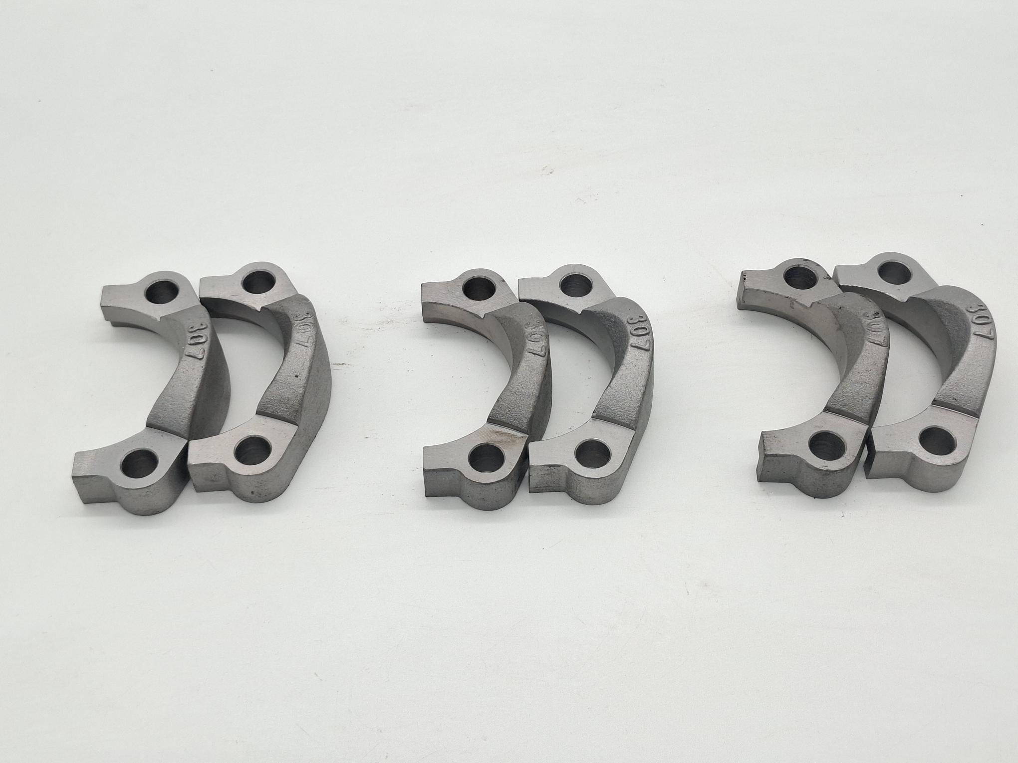 4 Flanschhälftenpaare (8 Teile), SAE 2 1/2", 3000PSI, St verz., , neu