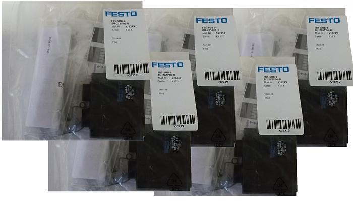 5 Stück Stecker, brandneu, FBS-SUB-9-BU-2X5POL-B, 532219, Original Festo, neu