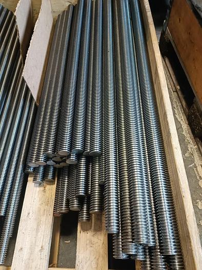 Trapezgewindespindel, Stahl, Lagerauflösung, TR14x4, R , neu -50%