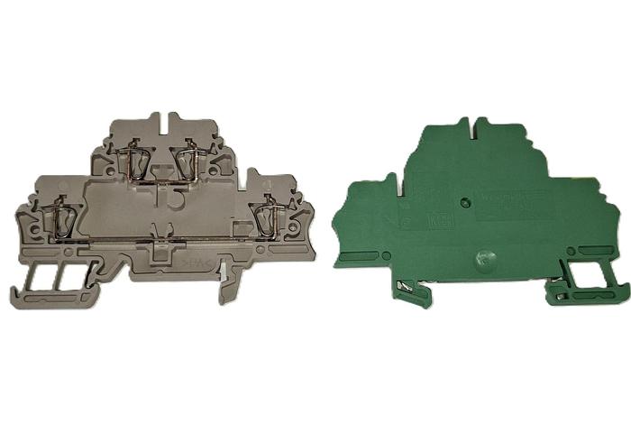 Gebraucht 1 Set = 115 Stück Reihenklemmen und Zubehör, ZDK 2,5, Weidmüller, gebraucht-Top