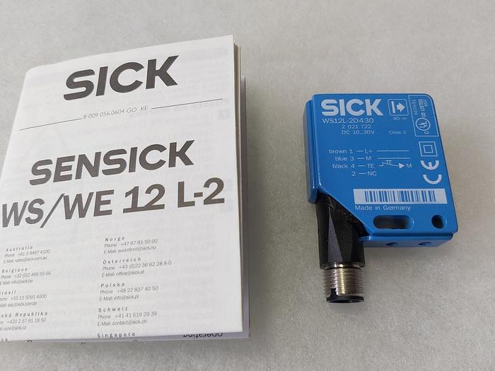Laser Lichtschranke Sender, WS12L-2D430, Sick, neu