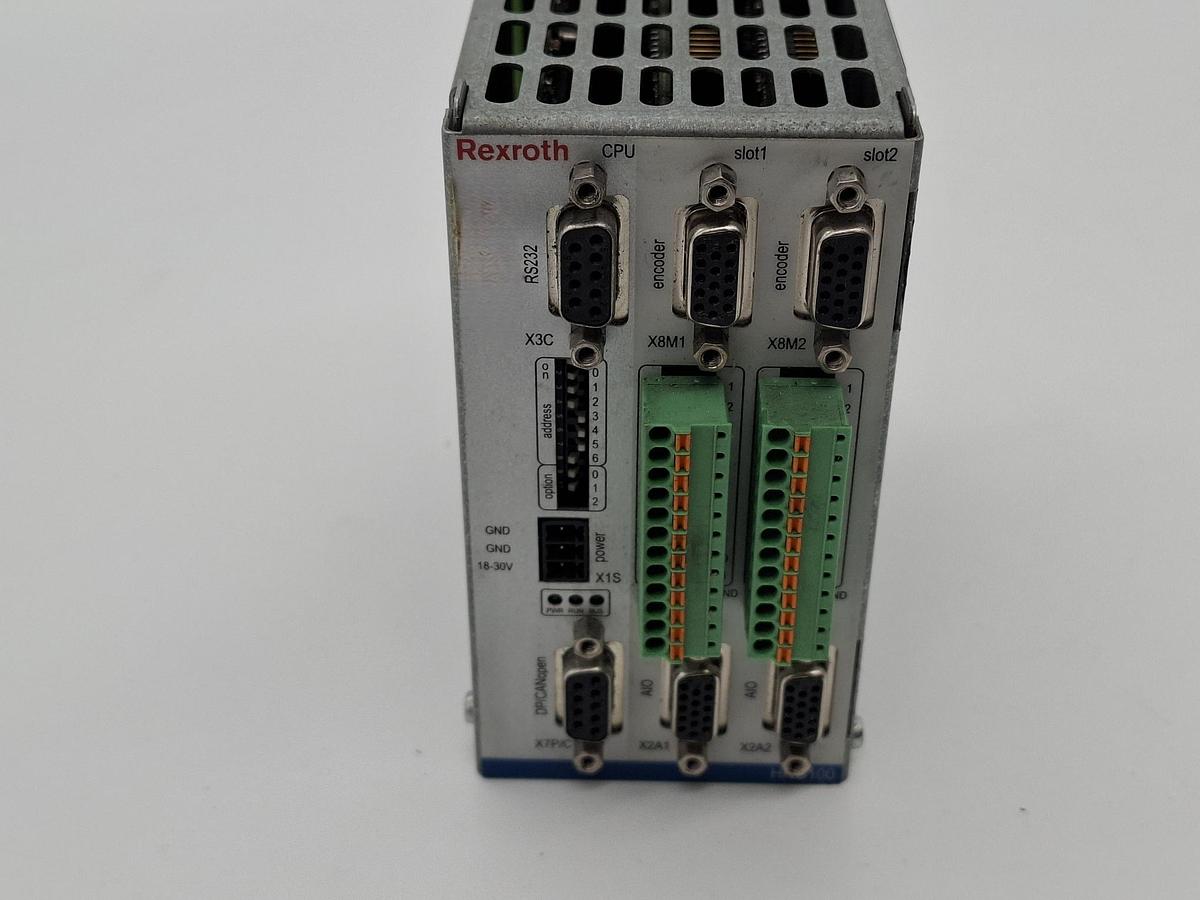 Gebraucht 3 Stück Proportionalventile + Steuergerät, R900948284 + VT-HNC100-2…, Rexroth, gebraucht