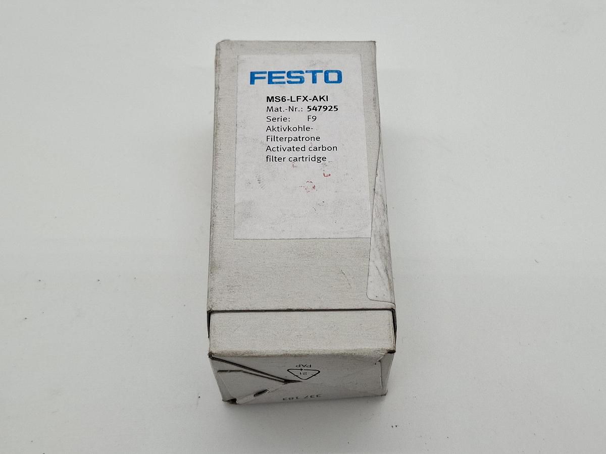 Aktivkohle Filterpatrone, 547925, MS6-LFX-AKI, Festo, neu