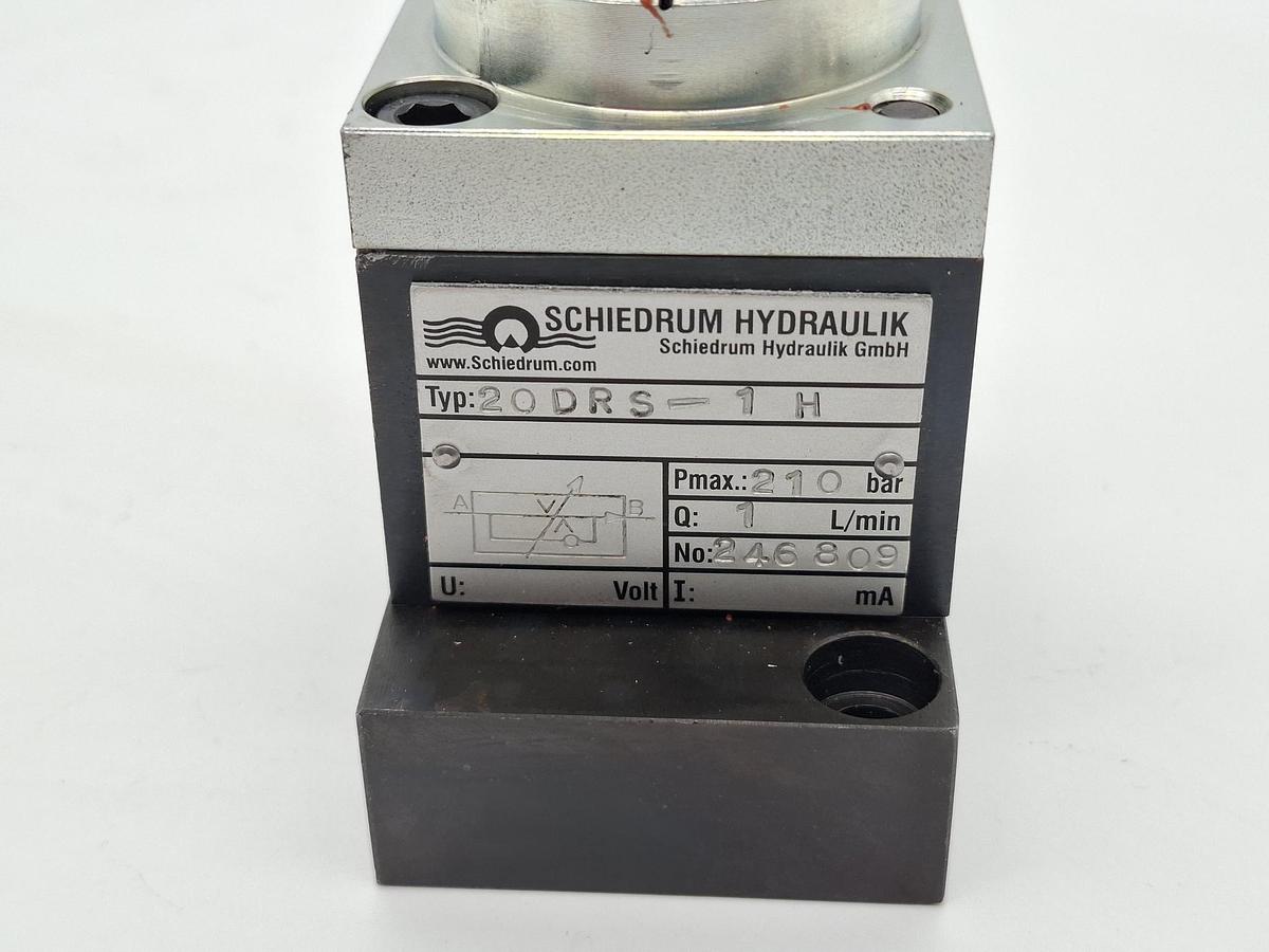 Absperrbares Durchfluss Regelventil, 20DRS-1H, Schiedrum, neu
