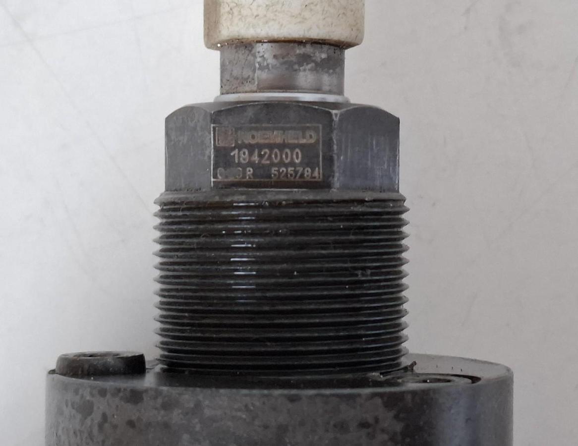 Gebraucht Einschraubabstützelement mit Federrückzug, 500bar, 1942000, Römheld, gebraucht