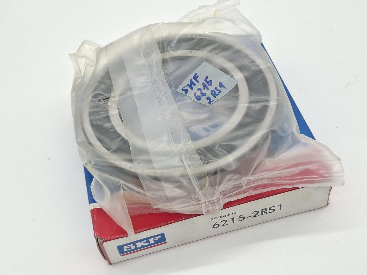 1 Stück Rillenkugellager, 6215-2RS1, SKF, neu