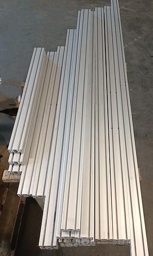Gebraucht 43,5m Aluminiumprofil zum Sensationspreis €17/m excl., Nut 8mm, 40 x 80mm , gebraucht