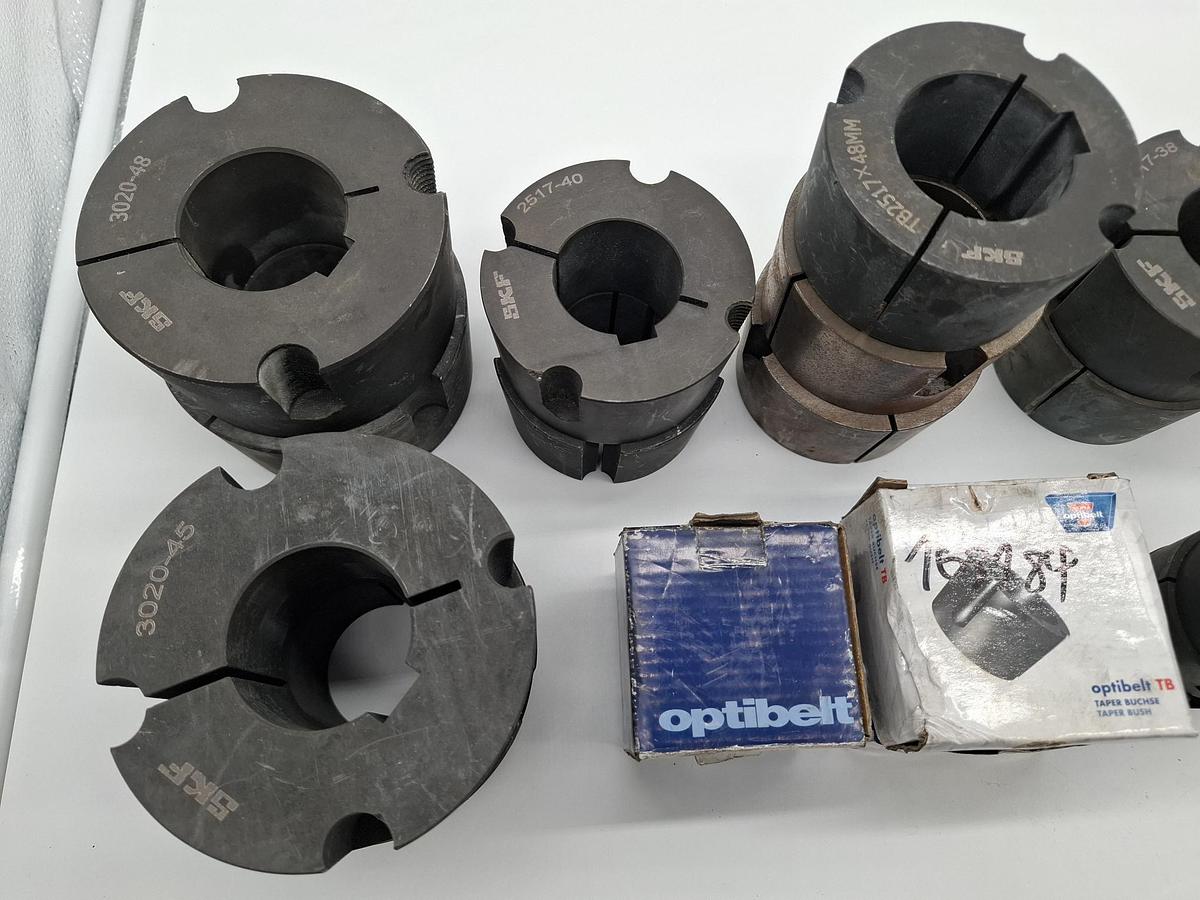 29 Stück Taper Spannbuchsen gemäß Liste  , neu