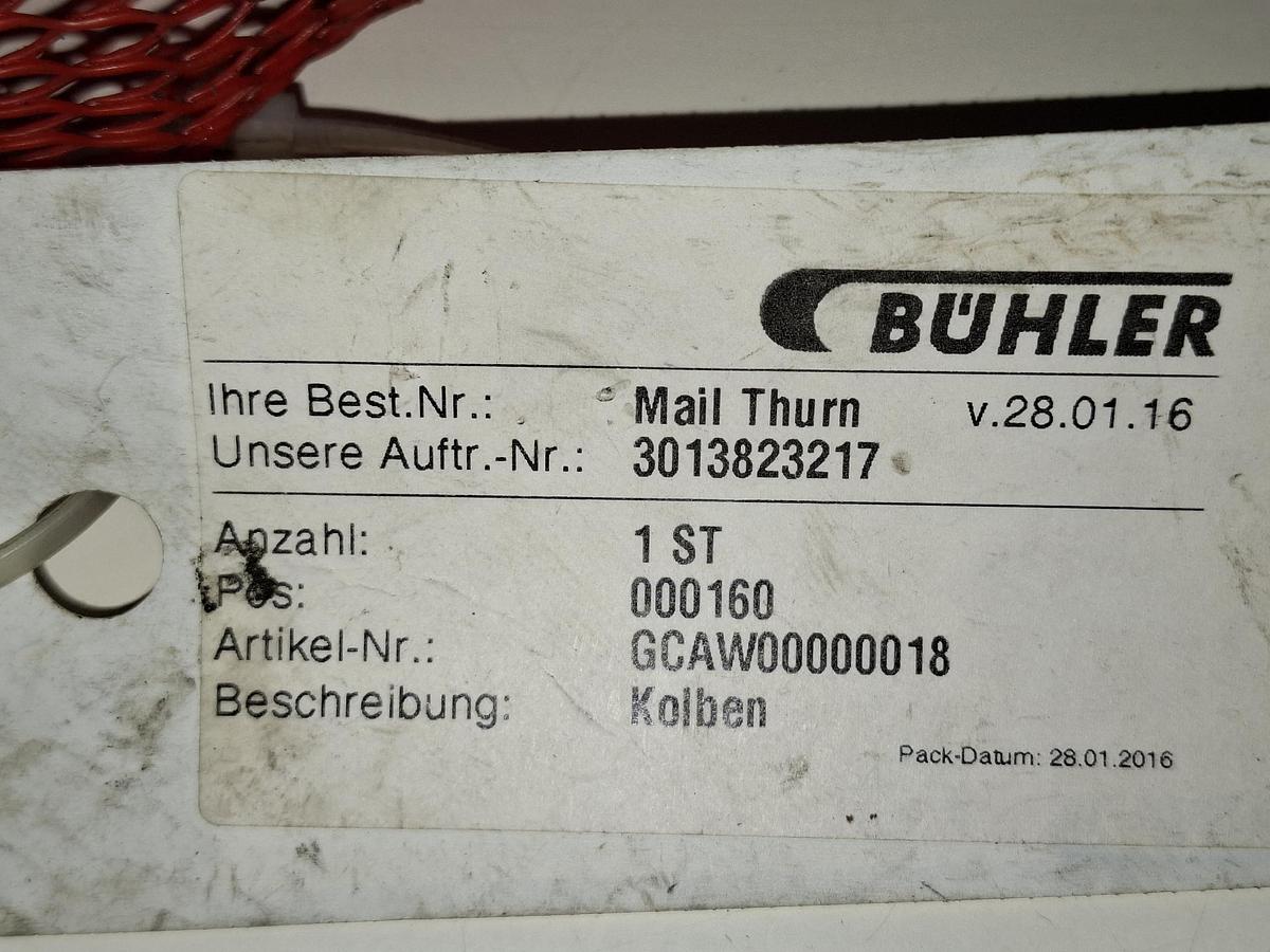 Kolben für Bühler Druckgussmaschine, GCAW00000018, D100mm, Bühler, neu