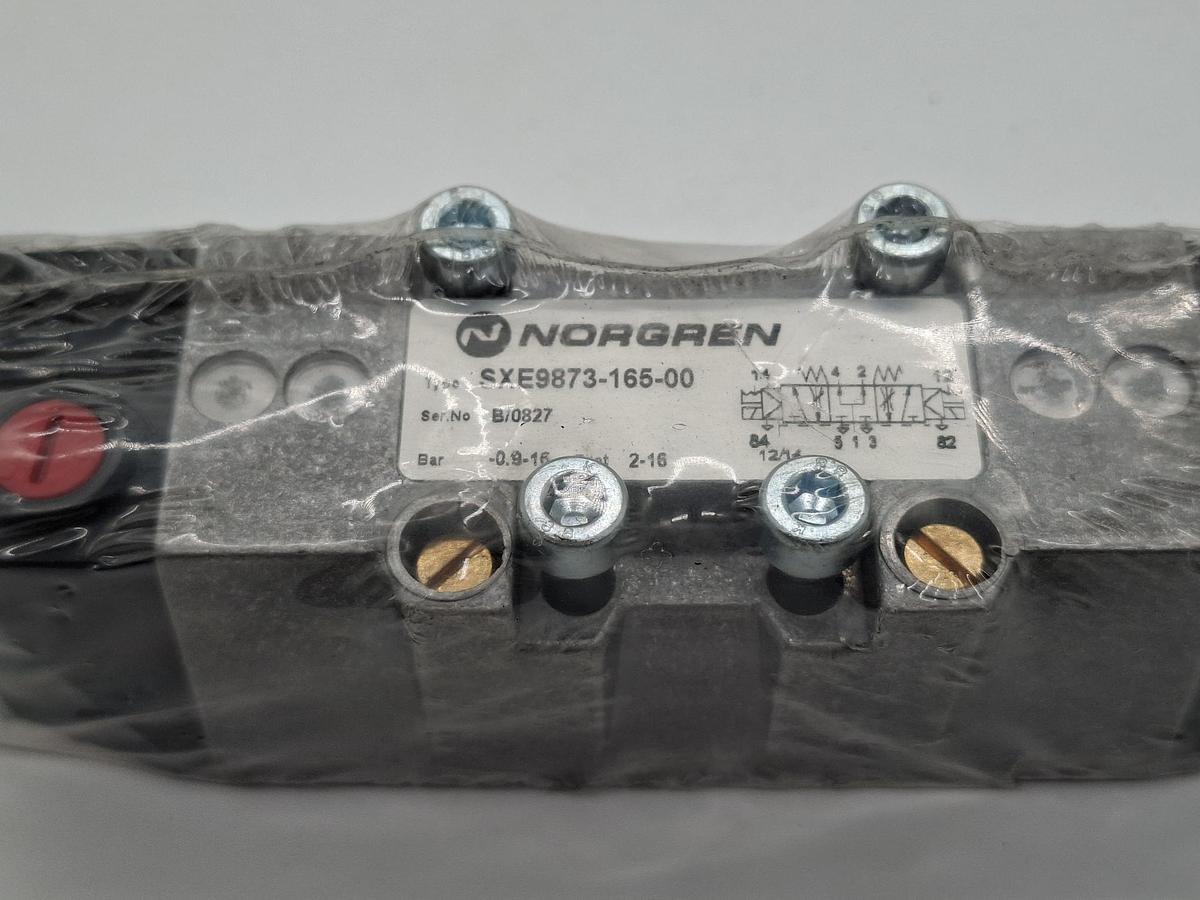 Magnetventil inkl. 1 Spule u Stecker, SXE9873-165-00, Norgren, neu