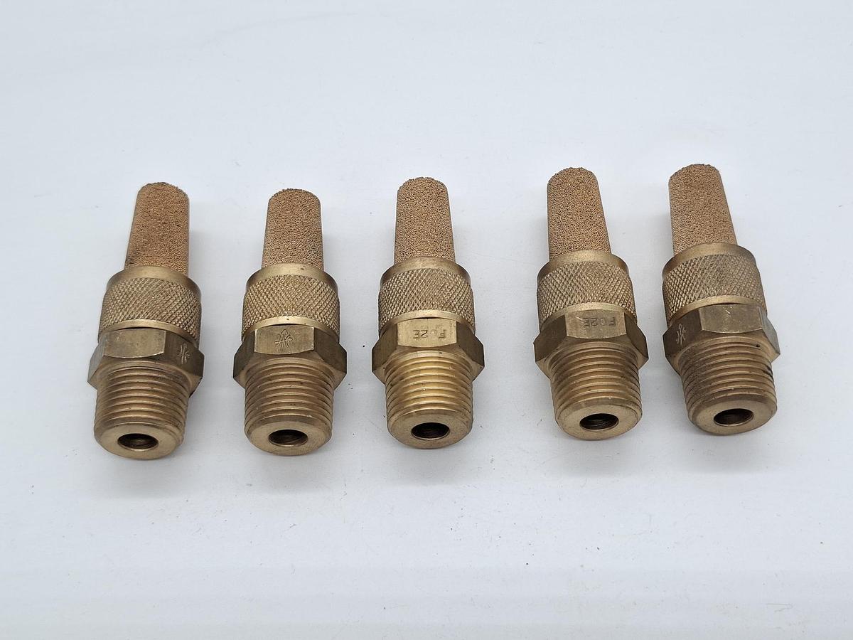 3 Stück einstellbare Drossel-Schalldämpfer, F02E, G1/2" , neuwertig