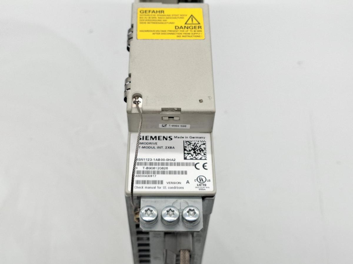 Gebraucht Simodrive Lt-Modul INT.2X8A, 6SN1123-1AB00-0HA2, Siemens, gebraucht