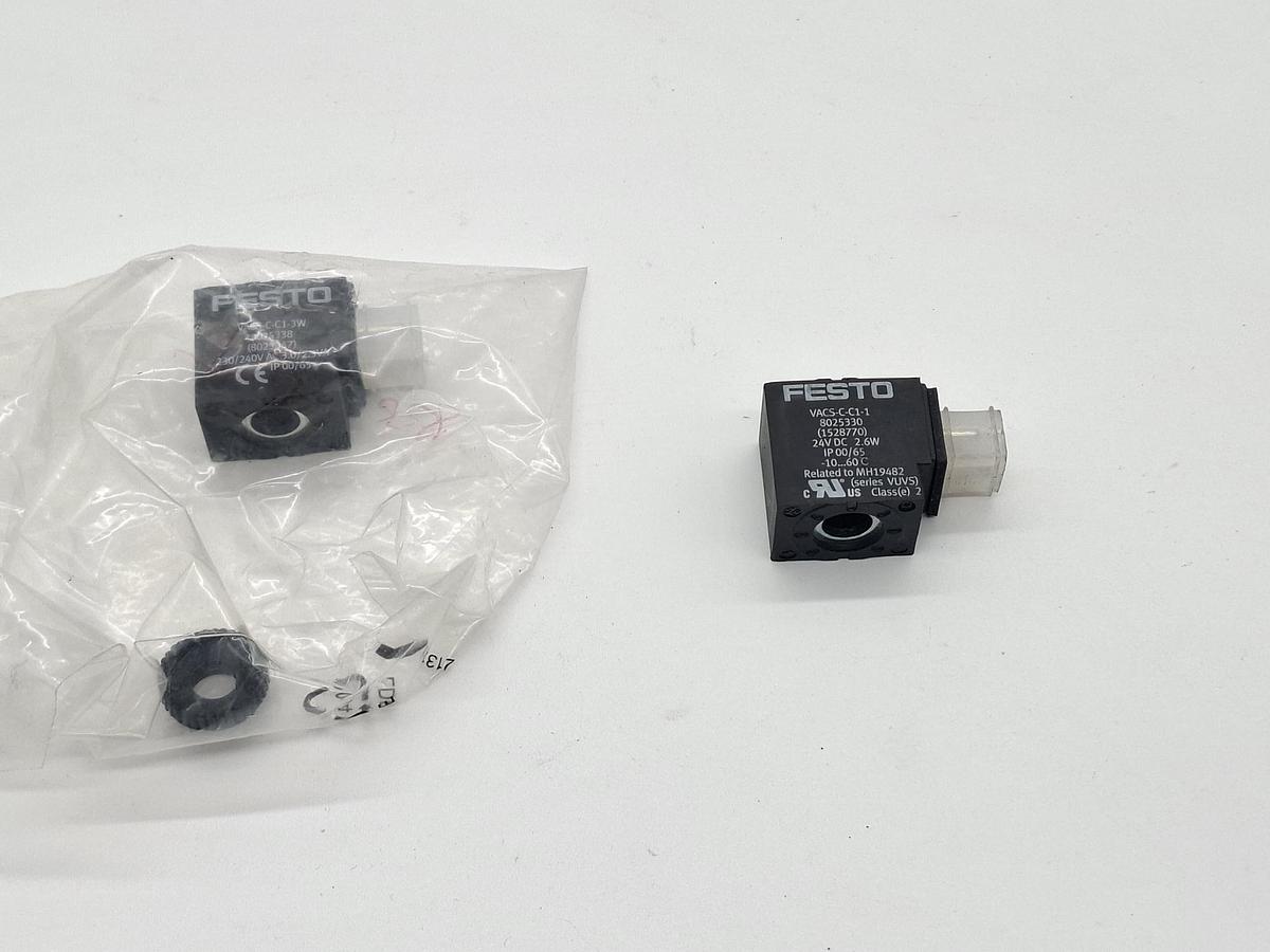 10 Stück Magnetspule, 8025330, VACS-C-C1-1, Festo, neu