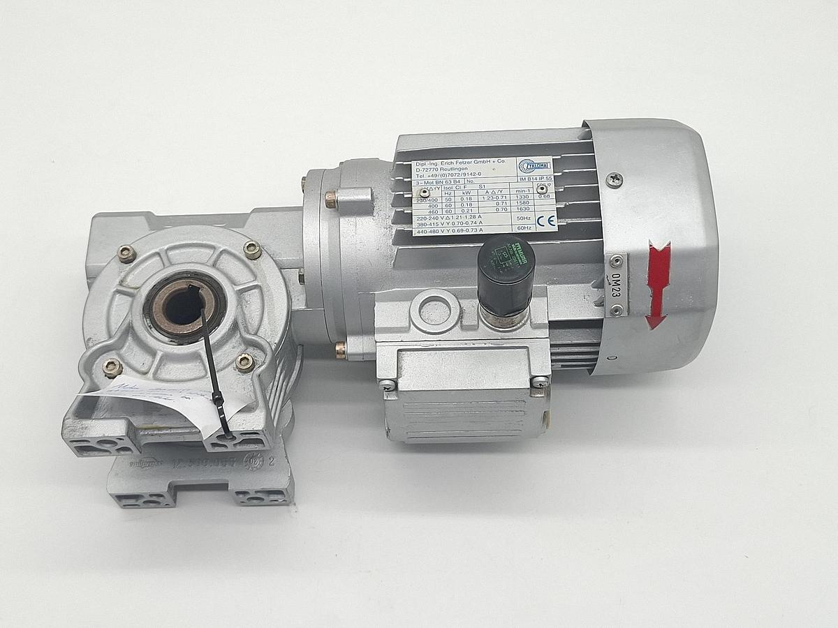 Gebraucht Getriebemotor, 1330rpm/14,7rpm, 0,18KW, I=90,5, Zyklomat, gebraucht getestet
